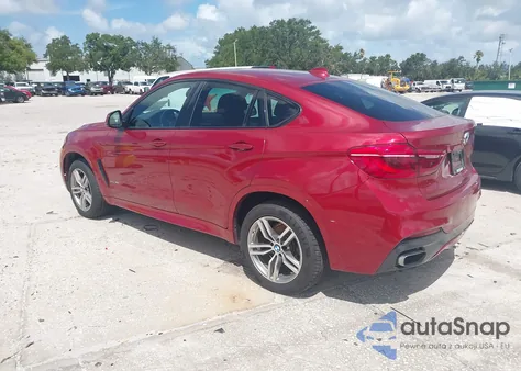 2017 BMW X6 xDrive35I z USA, uszkodzony, nr VIN 5UXKU2C37H0U30178